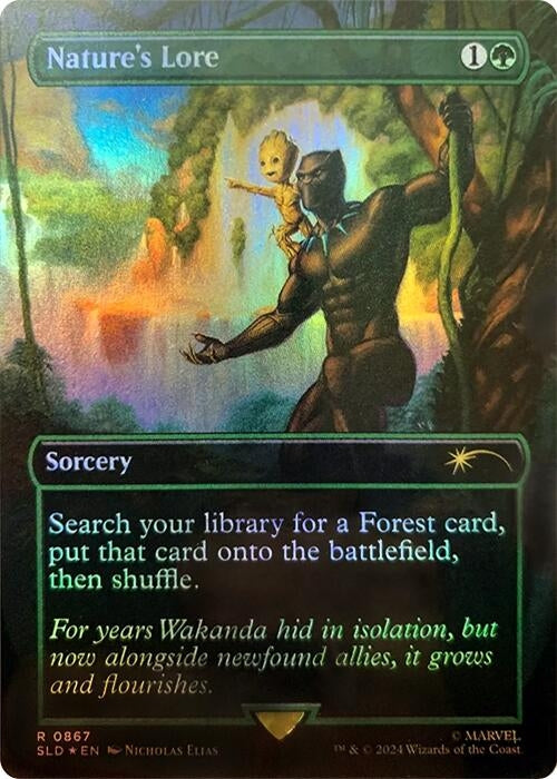 Image for Nature's Lore (867) (Rainbow Foil) (867) [Secret Lair Drop Series]