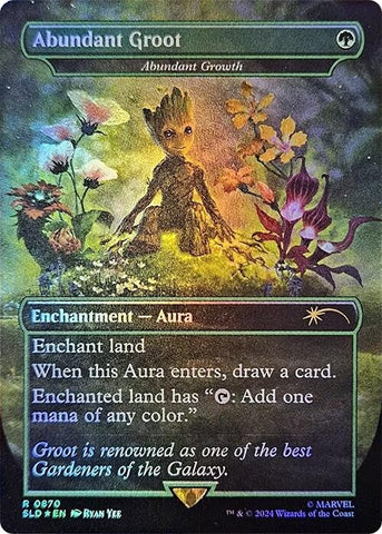 Image for Abundant Groot - Abundant Growth (Rainbow Foil) (870) [Secret Lair Drop Series]