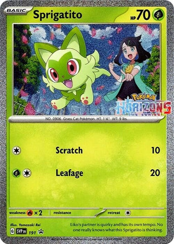 Sprigatito - 191 (191) (SV: Scarlet & Violet Promo Cards)