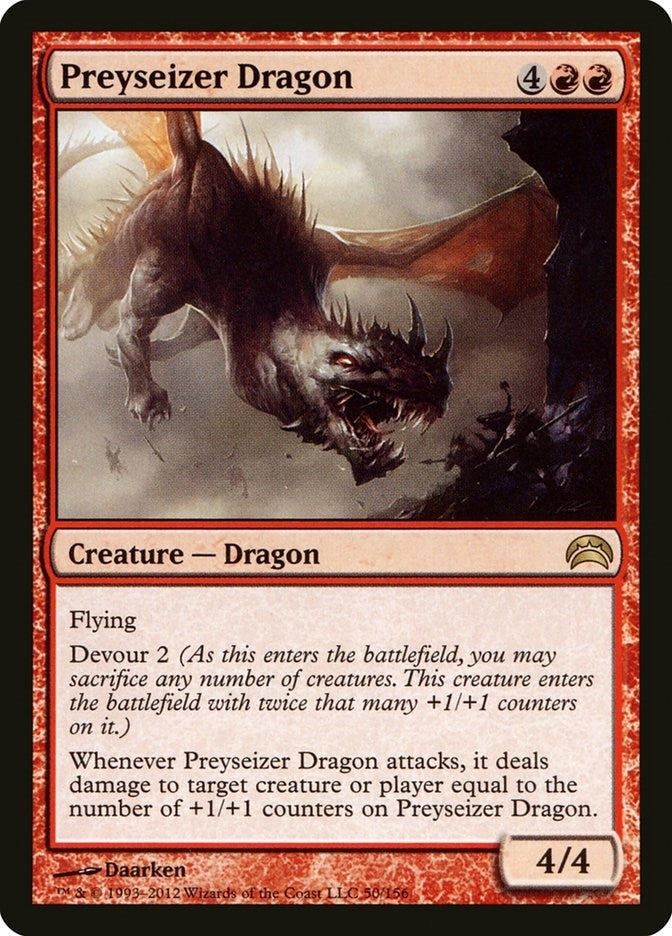 Image for Preyseizer Dragon (50) - Magic: The Gathering