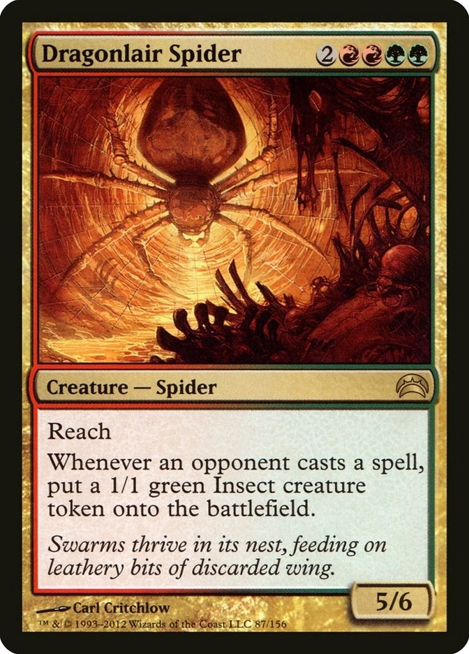 Image for Dragonlair Spider (87) [Planechase 2012]