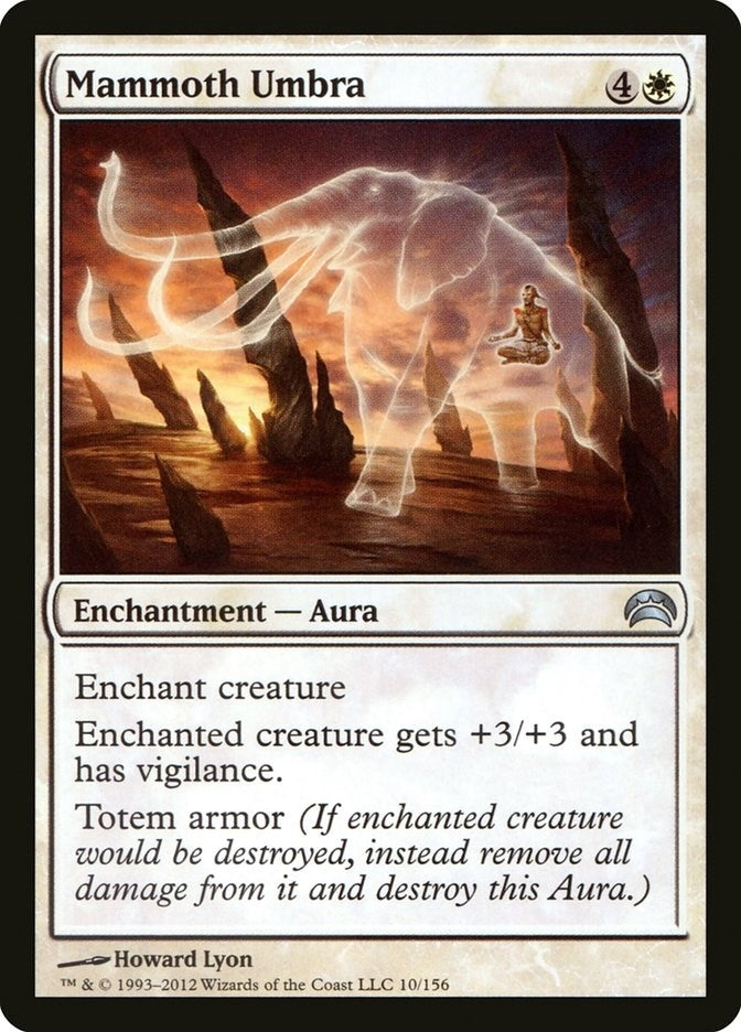 Image for Mammoth Umbra (10) [Planechase 2012]