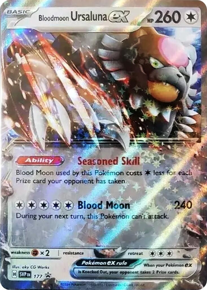 Image for Bloodmoon Ursaluna ex - 177 (177) (SVP)