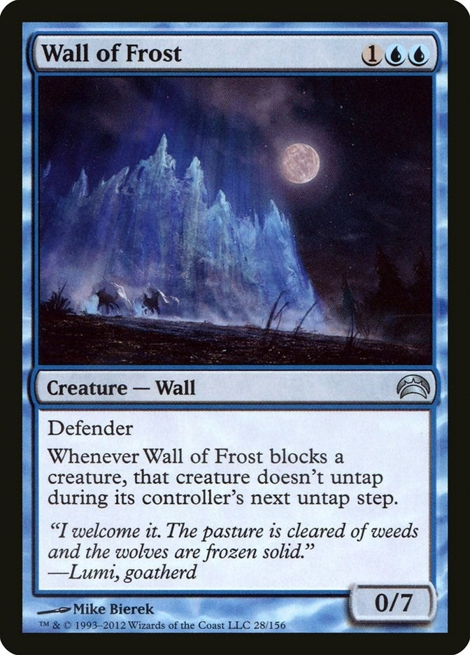Image for Wall of Frost (28) [Planechase 2012]