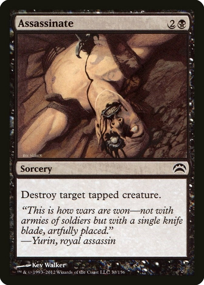 Image for Assassinate (30) [Planechase 2012]