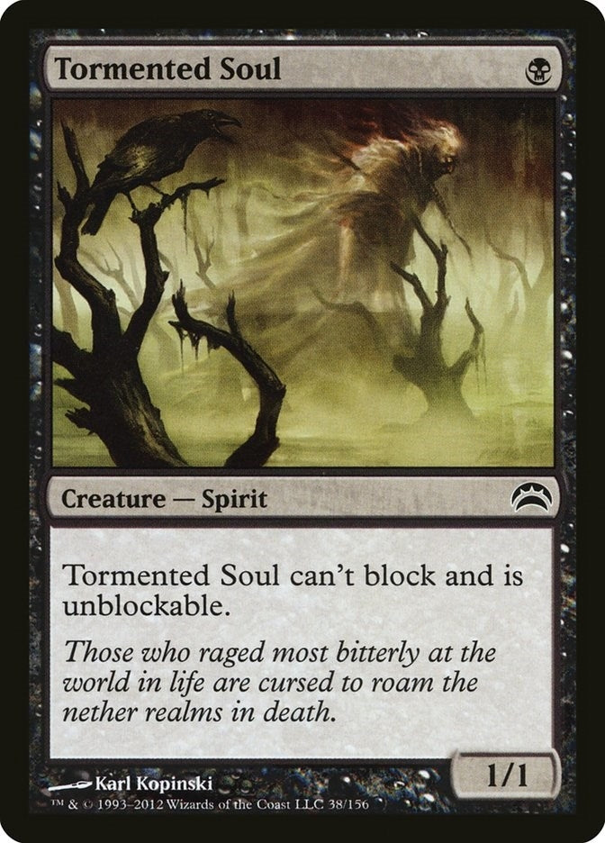 Image for Tormented Soul (38) [Planechase 2012]