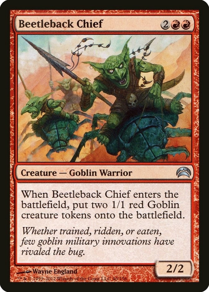 Image for Beetleback Chief (40) [Planechase 2012]