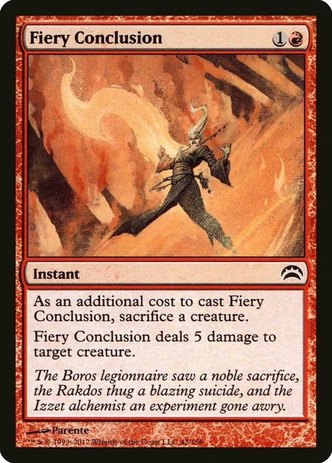 Image for Fiery Conclusion (42) [Planechase 2012]