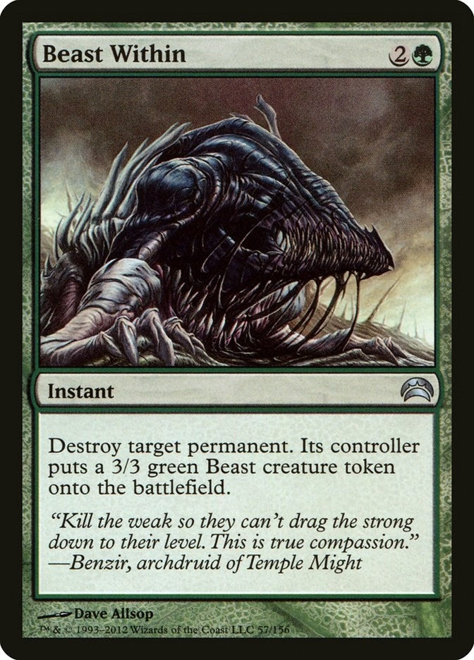 Image for Beast Within (57) [Planechase 2012]
