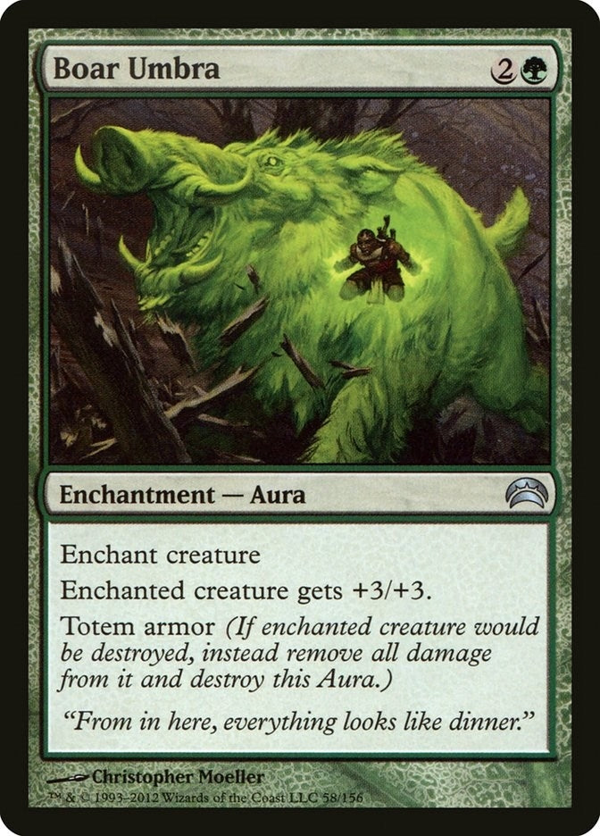 Image for Boar Umbra (58) [Planechase 2012]