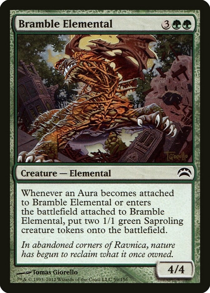 Image for Bramble Elemental (59) [Planechase 2012]