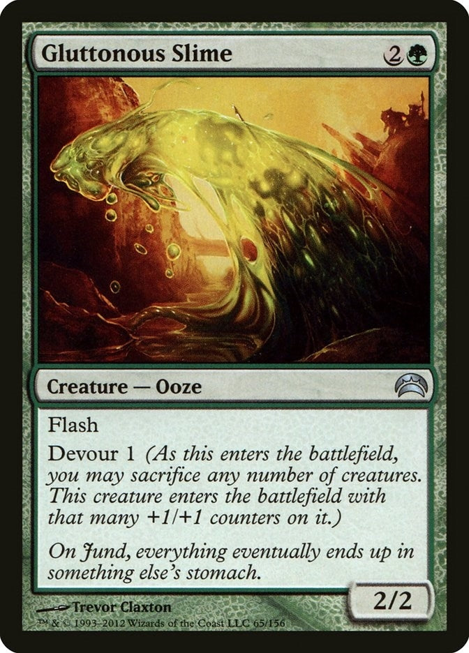 Image for Gluttonous Slime (65) [Planechase 2012]