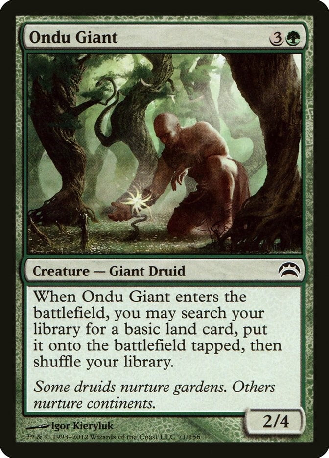 Image for Ondu Giant (71) [Planechase 2012]