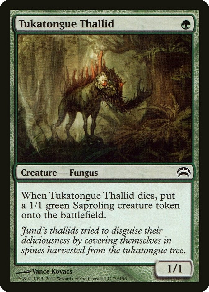 Image for Tukatongue Thallid (79) [Planechase 2012]