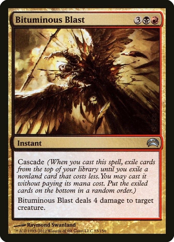 Image for Bituminous Blast (83) [Planechase 2012]