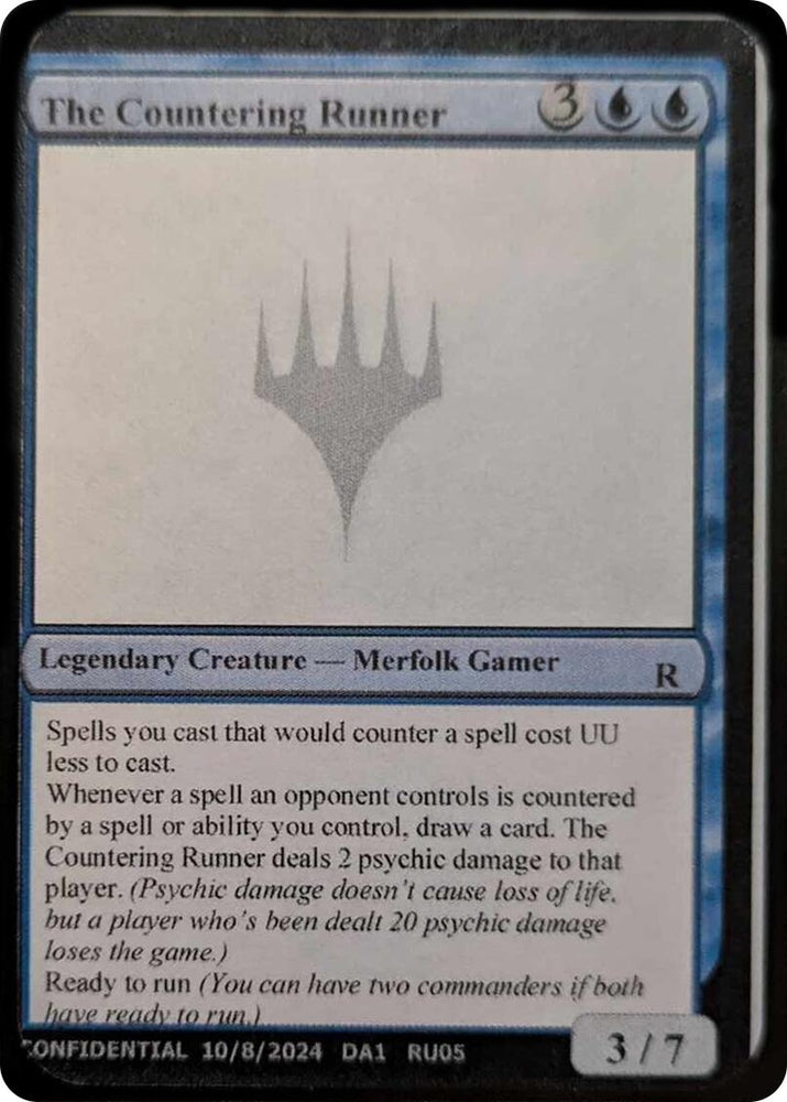 Image for The Countering Runner [Un-Known Event Playtest Cards]