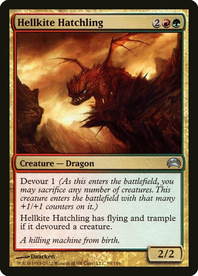 Image for Hellkite Hatchling (95) [Planechase 2012]
