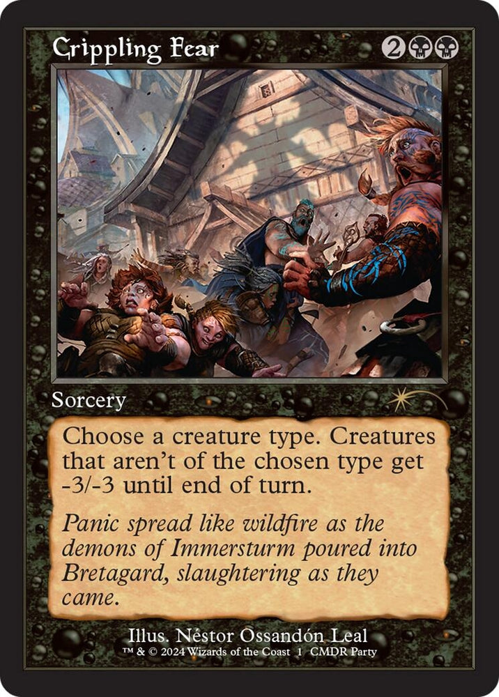 Image for Crippling Fear (Retro Frame) (1) [WPN & Gateway Promos]