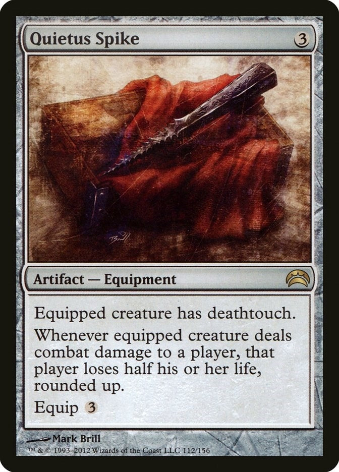 Image for Quietus Spike (112) [Planechase 2012]