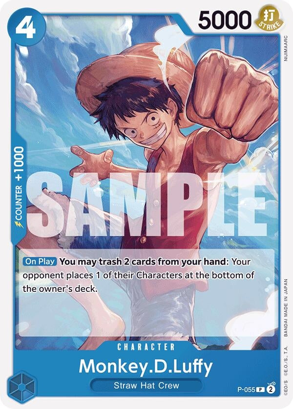 Monkey.D.Luffy (P-055) (Reprint) (P-055) (PRB-01)