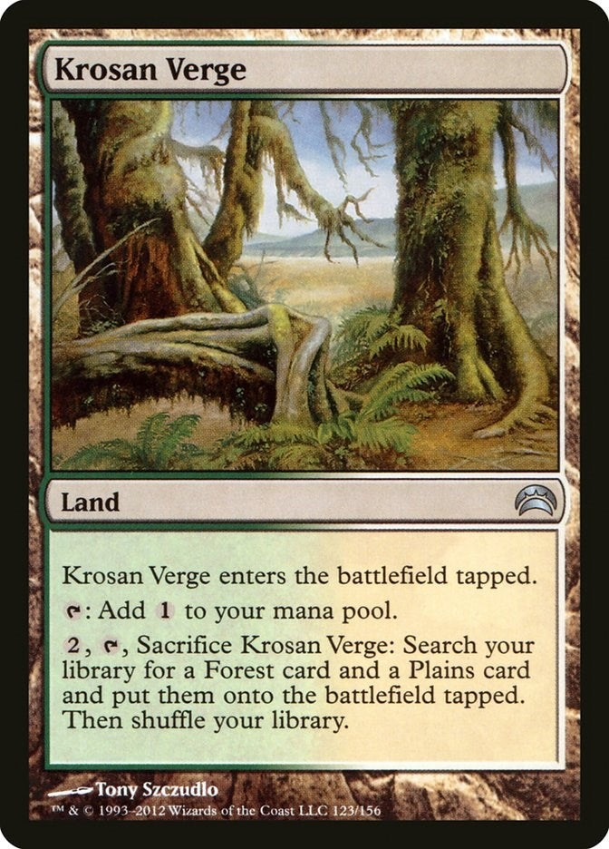Image for Krosan Verge (123) [Planechase 2012]