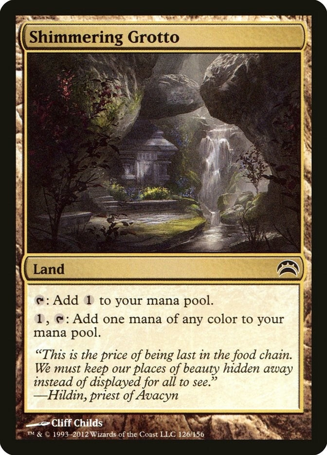 Image for Shimmering Grotto (126) [Planechase 2012]