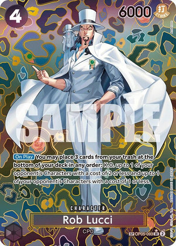 Image for Rob Lucci (SP) (OP05-093) - One Piece Card Game