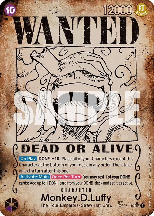 Monkey.D.Luffy (Wanted Poster) (OP05-119) (OP09)