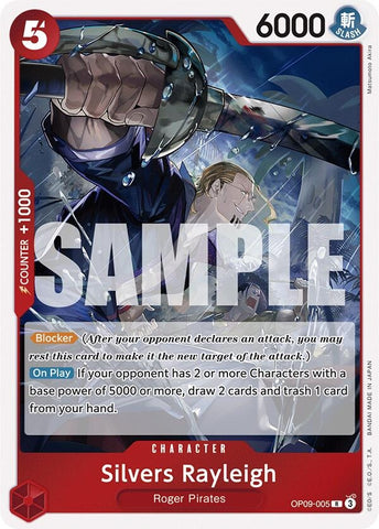 Image for Silvers Rayleigh (OP09-005) - One Piece Card Game