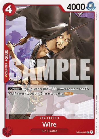 Image for Wire (OP09-017) (OP09) - One Piece Card Game