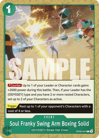 Image for Soul Franky Swing Arm Boxing Solid (OP09-041) - One Piece Card Game