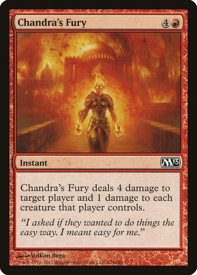 Image for Chandra's Fury (124) [Magic 2013 (M13)]