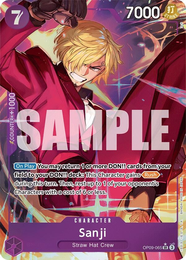 Image for Sanji (065) (Parallel) (OP09-065) (OP09) - One Piece Card Game