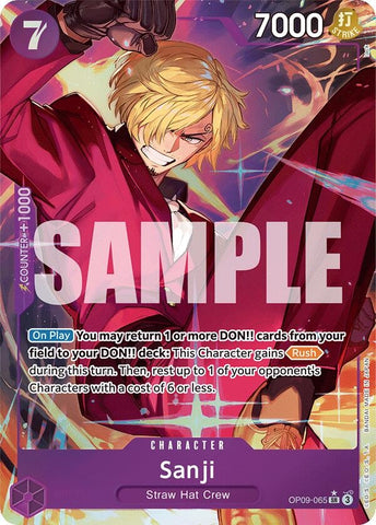 Image for Sanji (065) (Parallel) (OP09-065) - One Piece Card Game