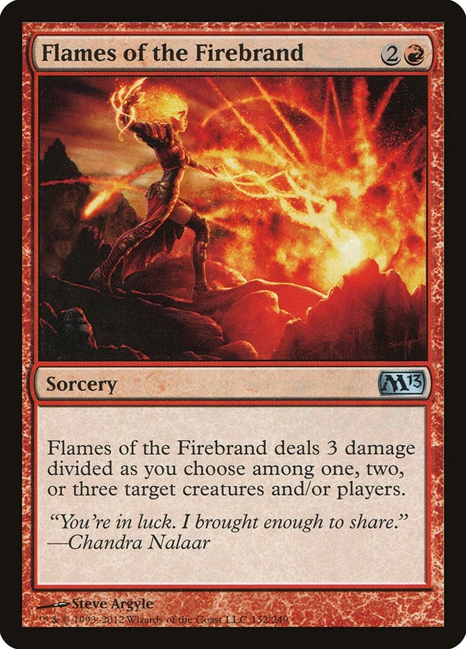 Image for Flames of the Firebrand (132) [Magic 2013 (M13)]