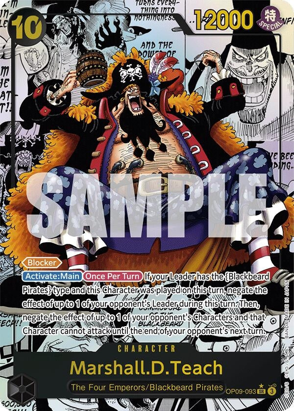Marshall.D.Teach (093) (Manga) (OP09-093) (OP09)