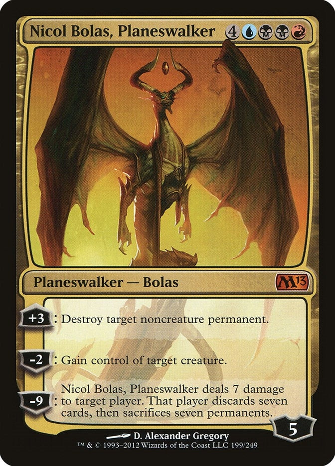 Image for Nicol Bolas, Planeswalker (199) [Magic 2013 (M13)]