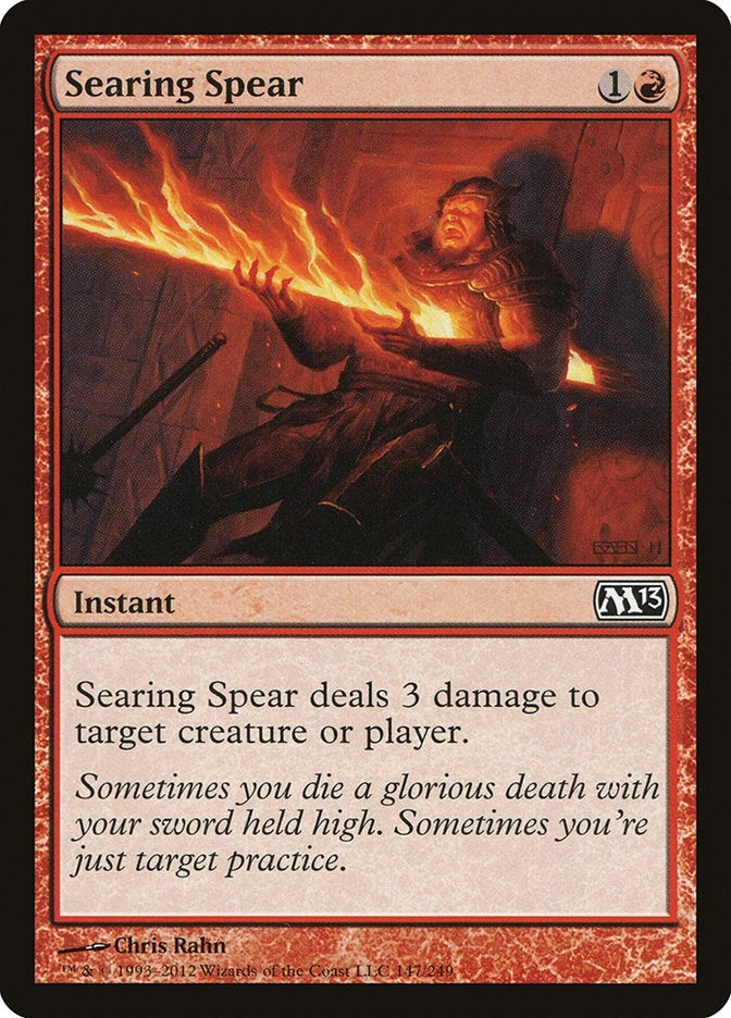 Image for Searing Spear (147) [Magic 2013 (M13)]
