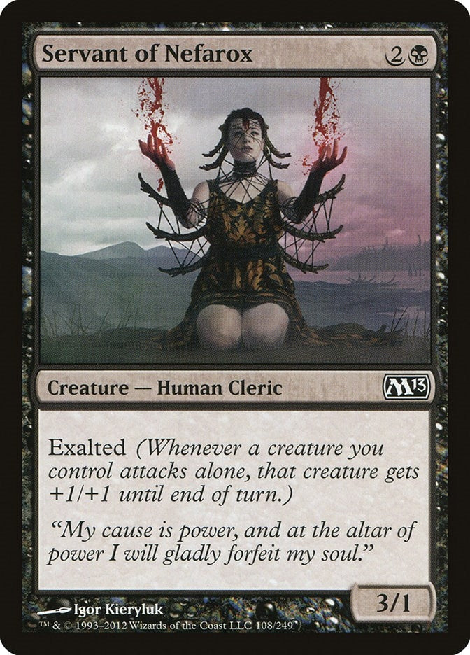 Image for Servant of Nefarox (108) [Magic 2013 (M13)]