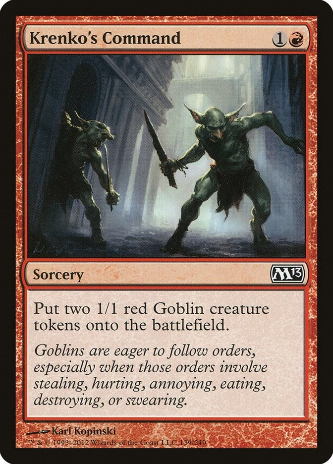 Image for Krenko's Command (139) [Magic 2013 (M13)]