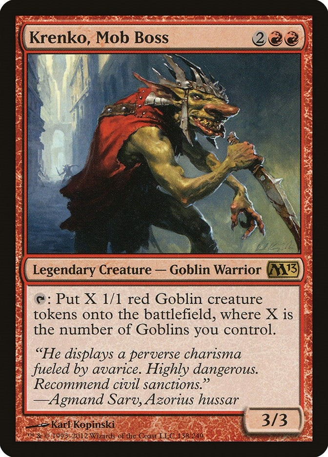 Image for Krenko, Mob Boss (138) [Magic 2013 (M13)]