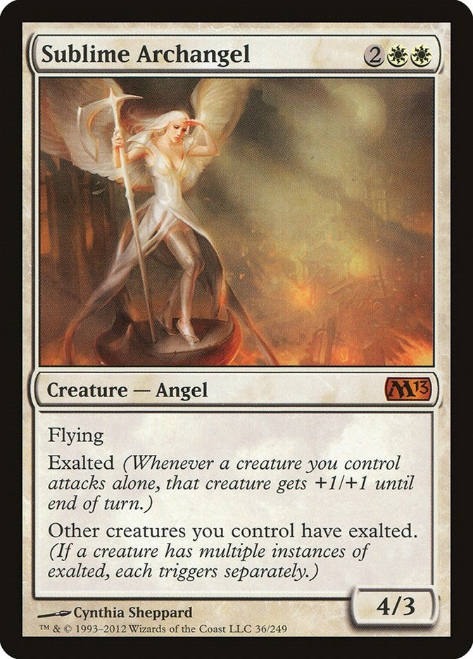 Image for Sublime Archangel (36) - Magic: The Gathering