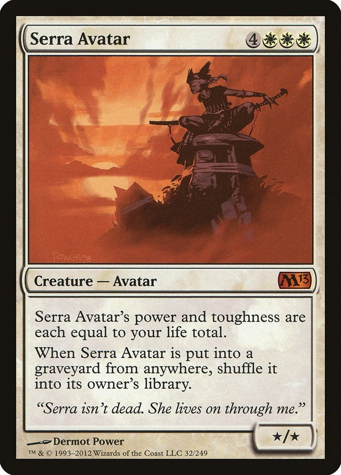 Image for Serra Avatar (32) [Magic 2013 (M13)]