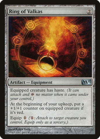 Image for Ring of Valkas (214) [Magic 2013 (M13)]