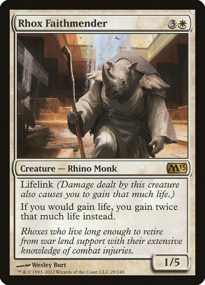 Image for Rhox Faithmender (29) [Magic 2013 (M13)]