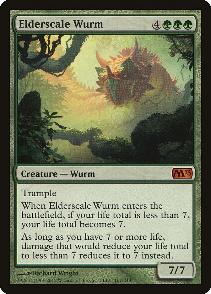 Image for Elderscale Wurm (167) [Magic 2013 (M13)]