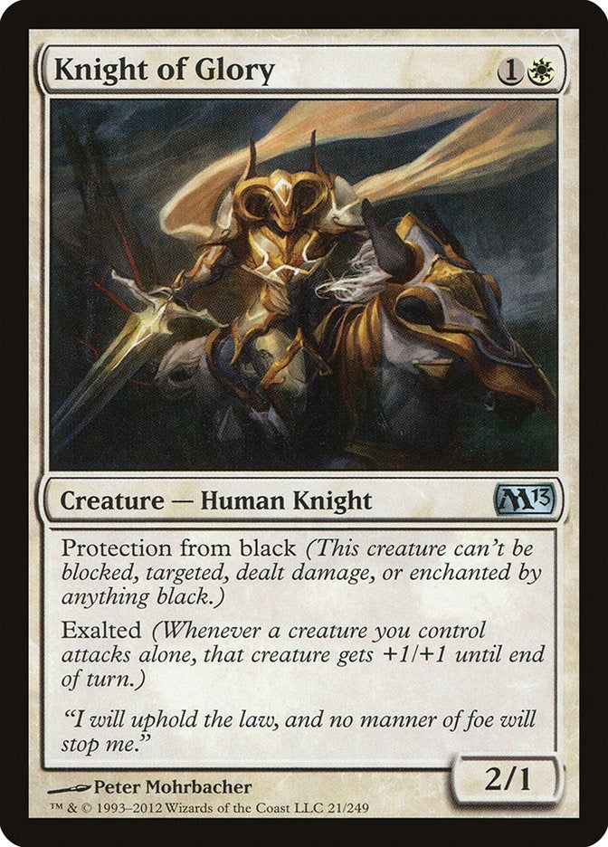 Image for Knight of Glory (21) [Magic 2013 (M13)]