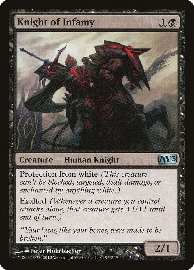 Image for Knight of Infamy (96) [Magic 2013 (M13)]
