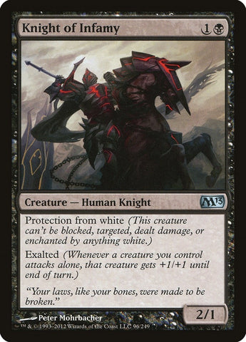 Image for Knight of Infamy (96) [Magic 2013 (M13)]