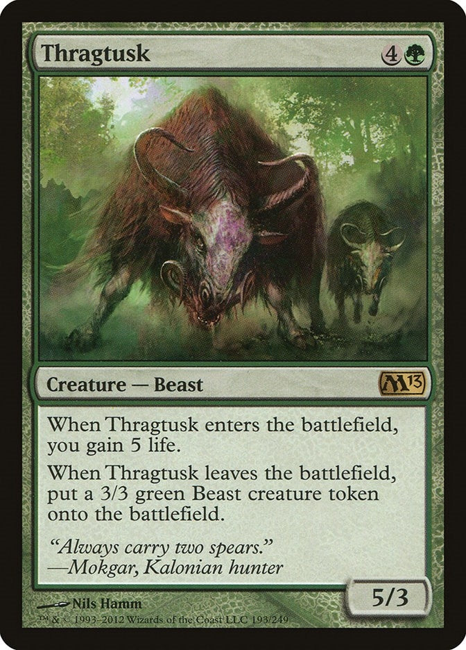Image for Thragtusk (193) [Magic 2013 (M13)]